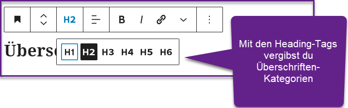 Heading Tags für die Suchmaschinenoptimierung