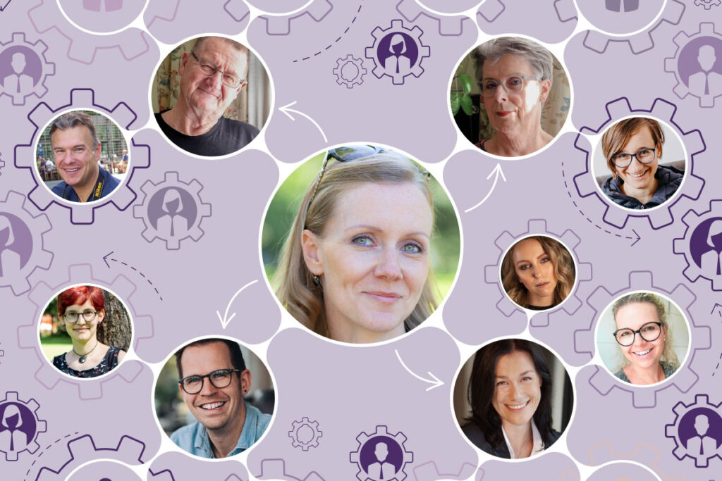 Margit Wickhoff und das Team der Textagentur Wortspiel aus Graz