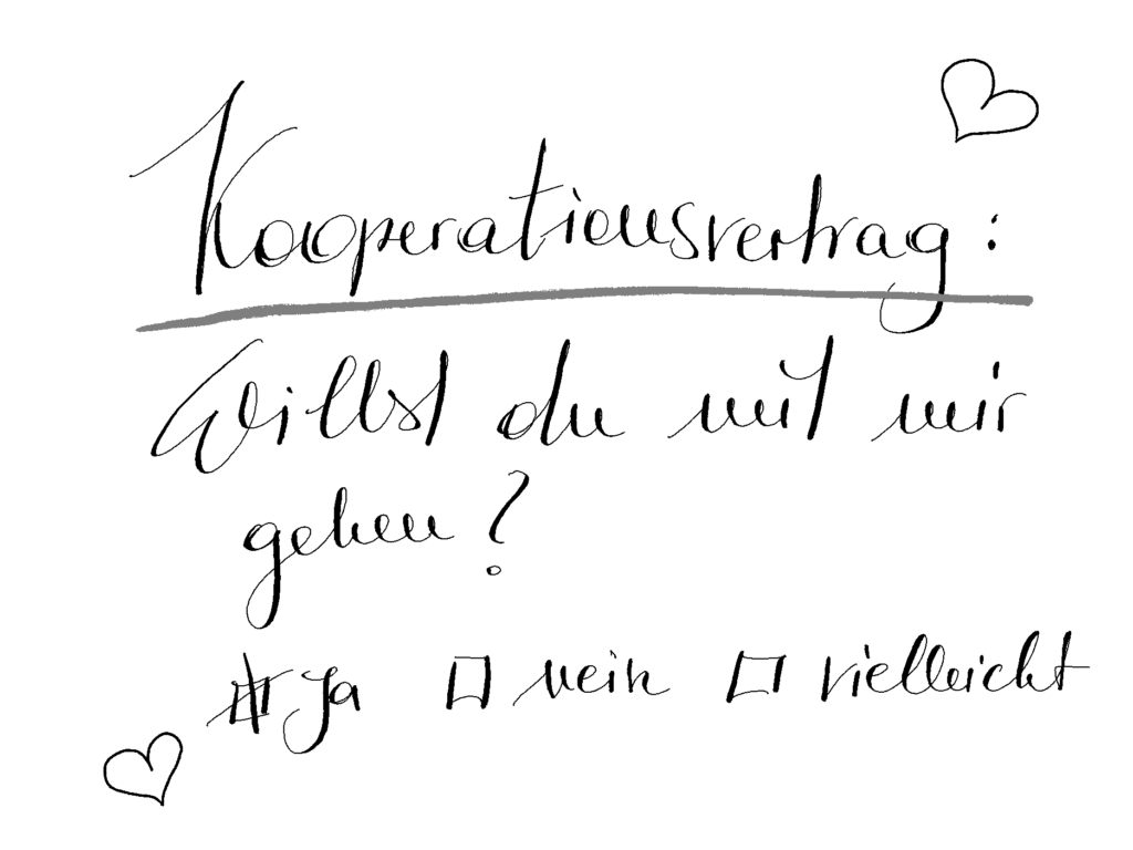 Kooperationsvertrag für Werbetexter